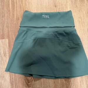 Teal Women's Green Skort